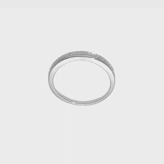 0.12ct. CZ Solid Real 14K White Gold Wedding Wedding Band Ring-RM2010B-012-W