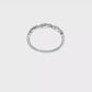 0.08ct. CZ Solid Real 14K White Gold Wedding Band Ring-rm3355b-008-waa