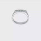 14K White Gold 5-Stone Real Diamond Channel Band-RM3278B-040-WAA