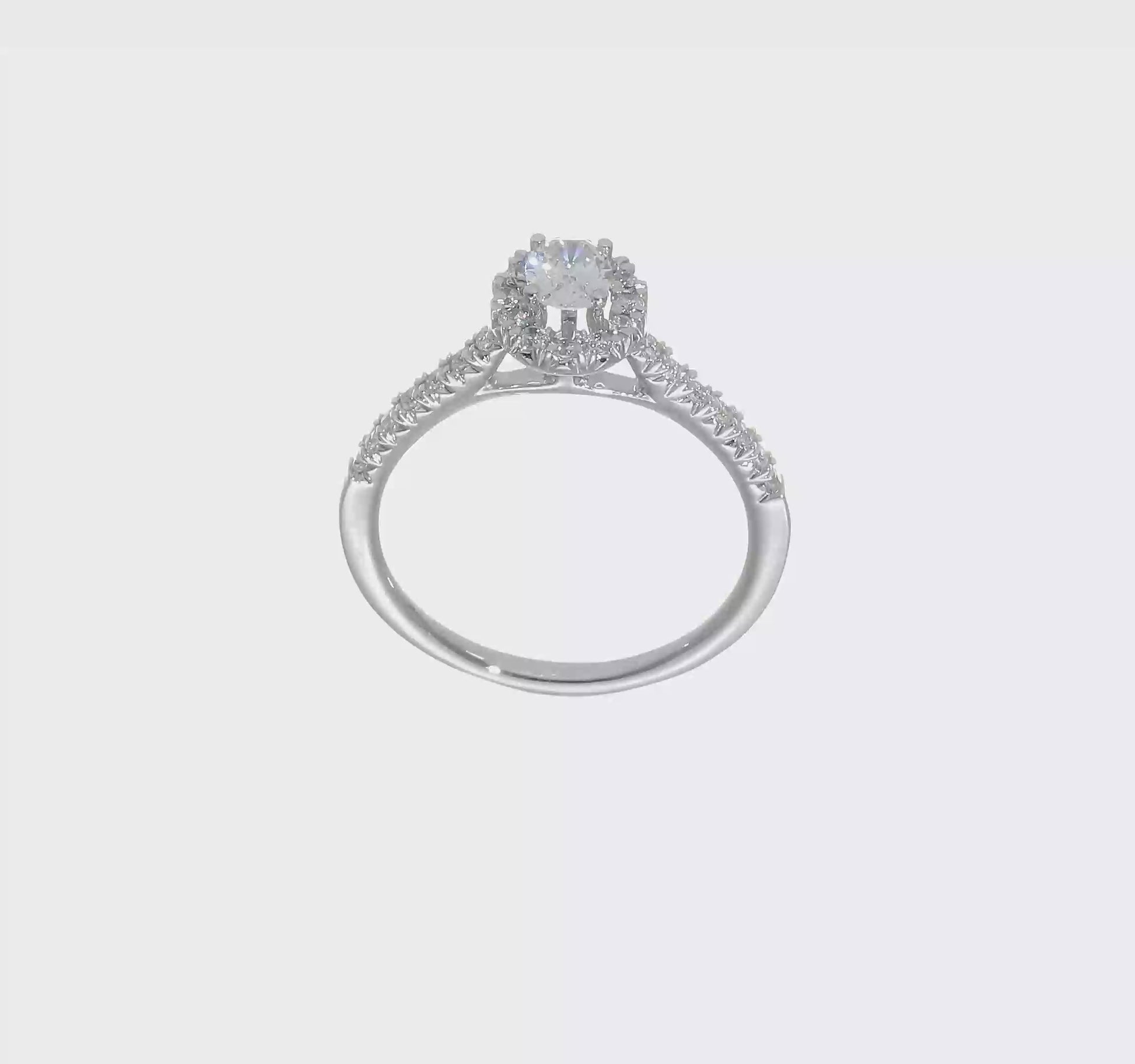 14kw Oval Halo Simulated Diamond Engagement Ring-RM2058E-037-WAA