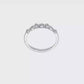 0.12ct. CZ Solid Real 14k White Gold Wedding Wedding Band Ring-rm2631b-012-waa