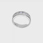 14K White Gold 5-Stone Real Diamond Channel Band-RM3282B-025-WAA