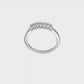 14K White Gold 6-Stone Real Diamond Band-RM3185B-025-WAA