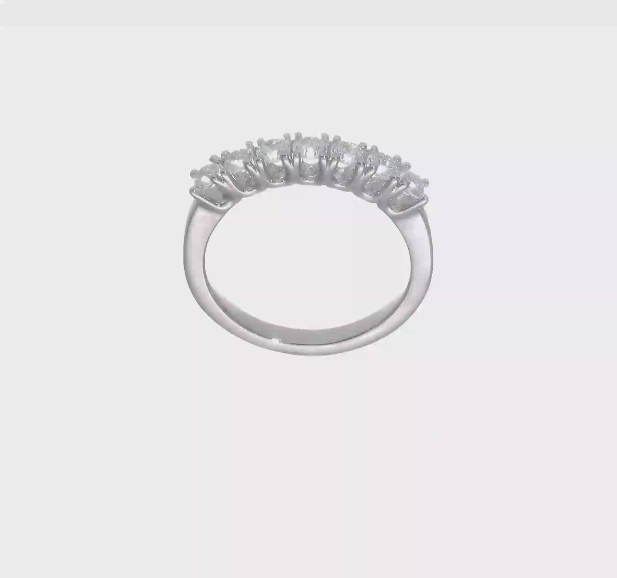 14k White Gold Real Diamond Wedding Band-RM2772B-070-WAA