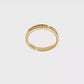 0.47ct. CZ Solid Real 14K Yellow Gold 5-2.9mm Stone Channel Wedding Band Ring-RM3276B-047-Y