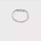 0.17ct. CZ Solid Real 14k White Polished Matching Wedding Wedding Band Ring-RM7883B-017-WAA