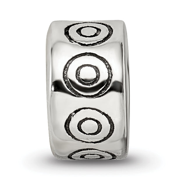 Sterling Silver Reflections Circles Bali Bead