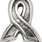 Sterling Silver Reflections Awareness Ribbon Bead