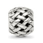 Sterling Silver Reflections Basketweave Bali Bead