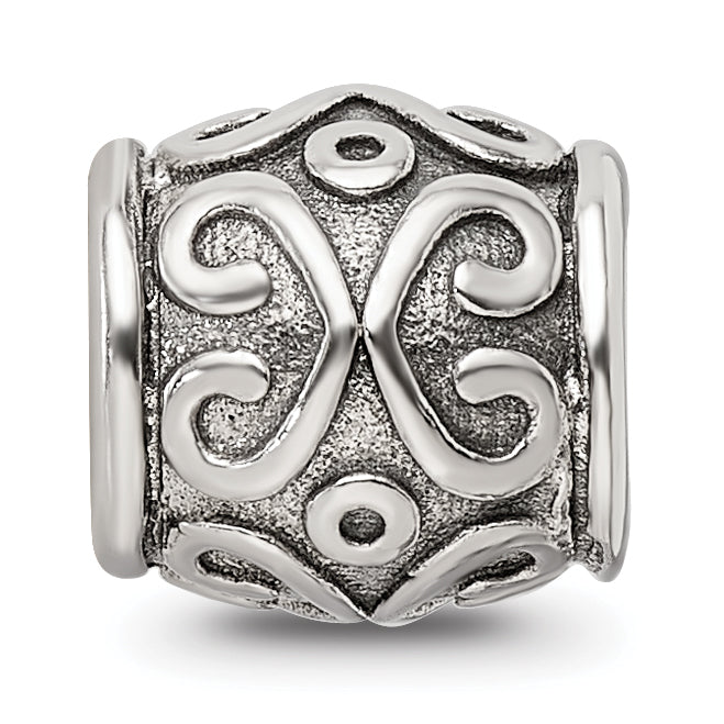 Sterling Silver Reflections Scroll Bali Bead