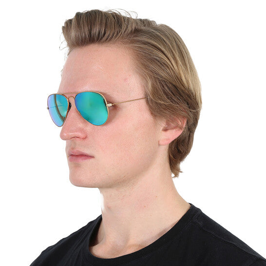 Ray-Ban RB3025 Aviator Flash sold Lenses Sunglasses