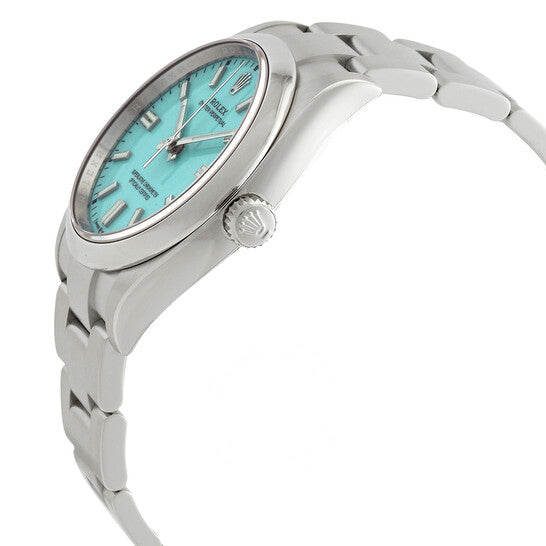 Original Rolex Oyster Perpetual 36 Automatic Chronometer "Tiffany Blue" Dial Watch 126000TQBLSO