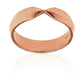 Original Tiffany 18k Rose Gold Nesting Wide Band Ring