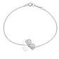 Original Tiffany Ladies Tiffany Paper Flowers Diamond Flower Bracelet