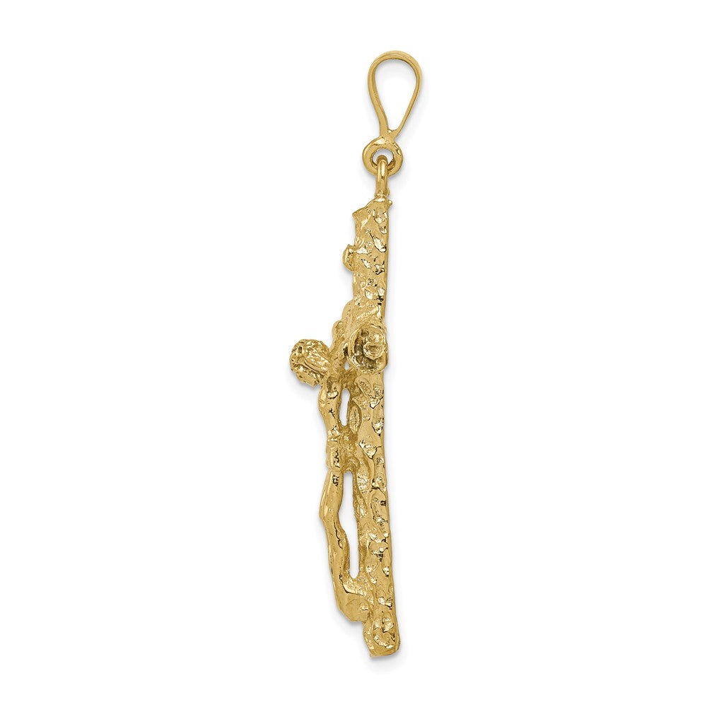 10k Yellow Gold Crucifix Charm