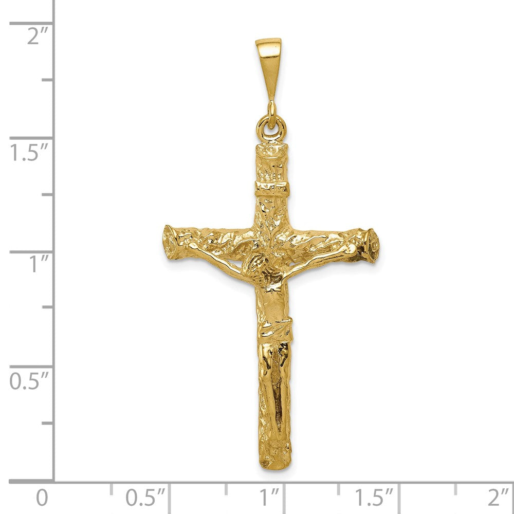 10k Yellow Gold Crucifix Charm