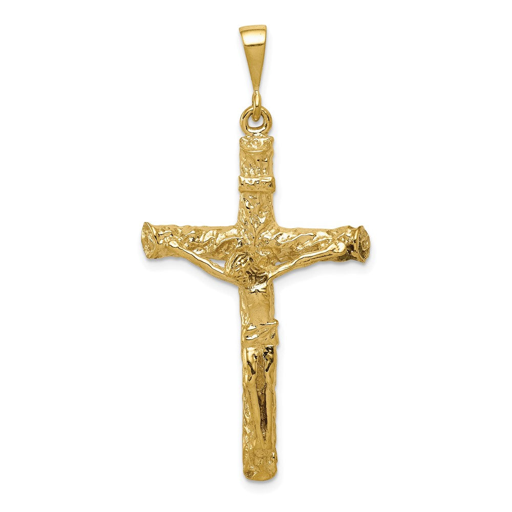 10k Yellow Gold Crucifix Charm