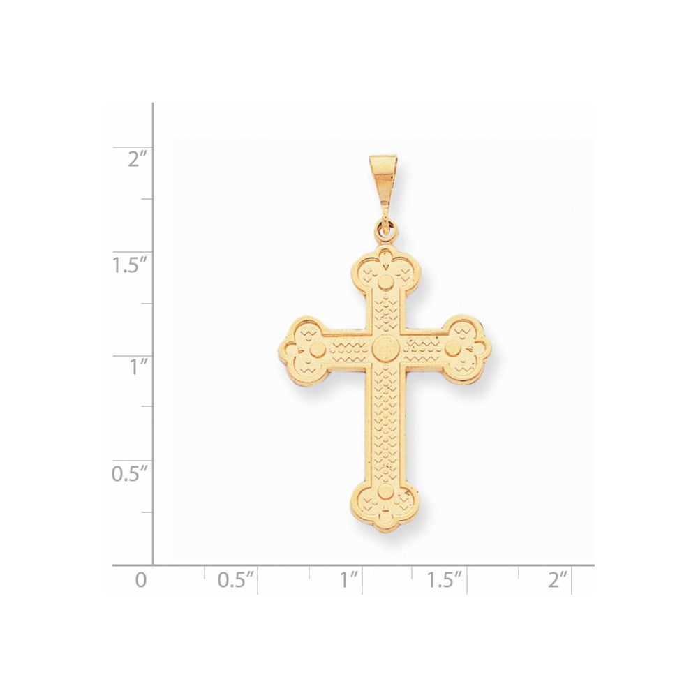 10k Yellow Gold Cross Charm