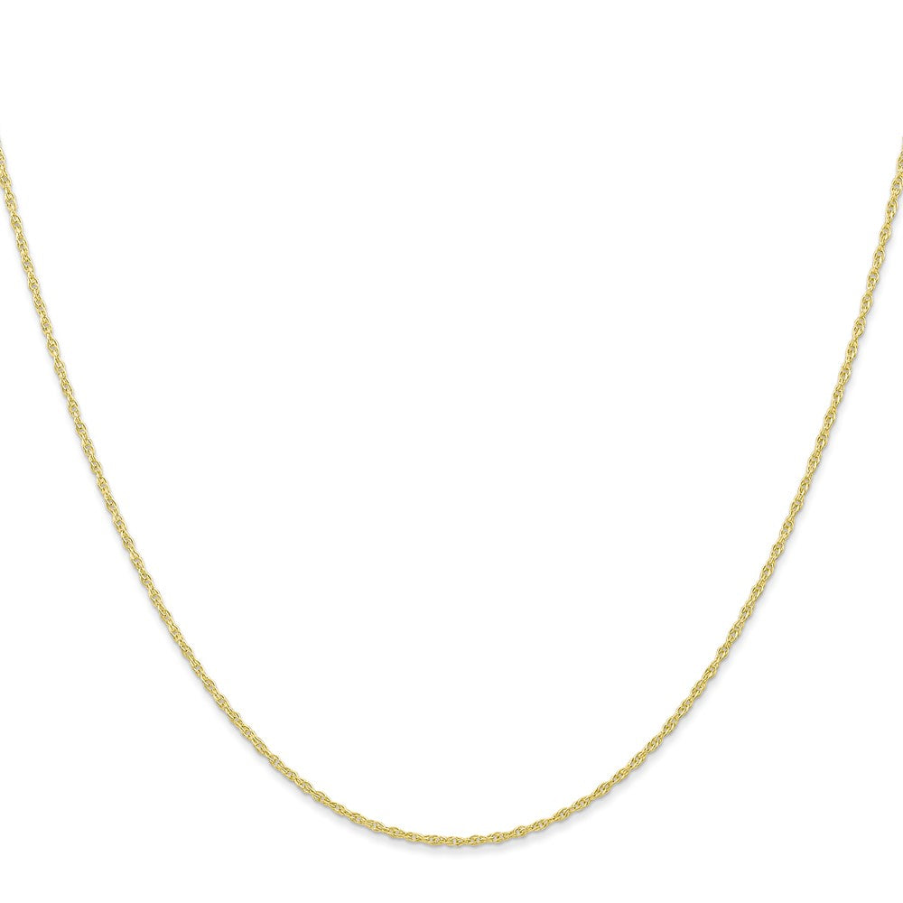 10K Yellow Gold .95mm Carded Cable Rope Chain Necklace