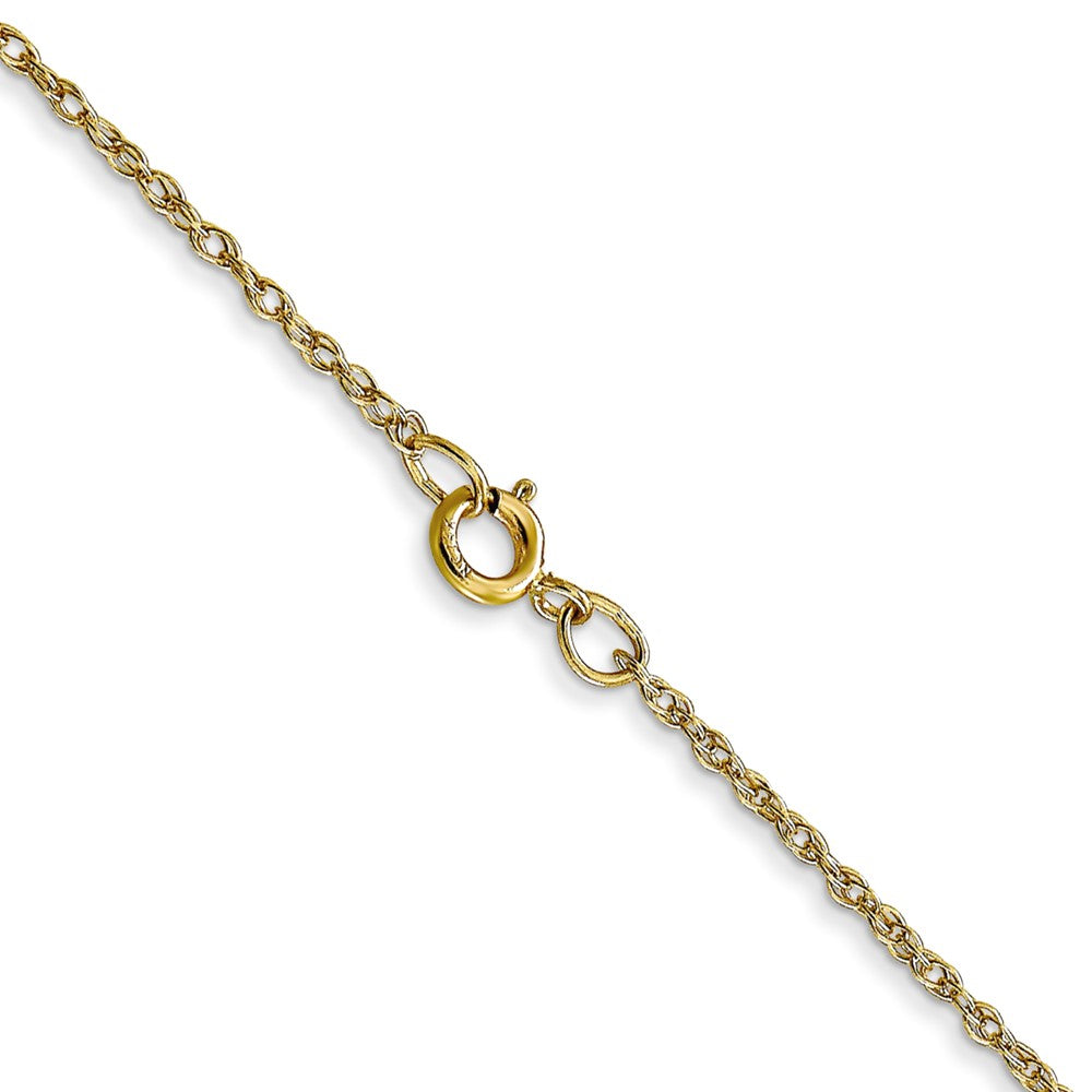 10K Yellow Gold .95mm Carded Cable Rope Chain Necklace