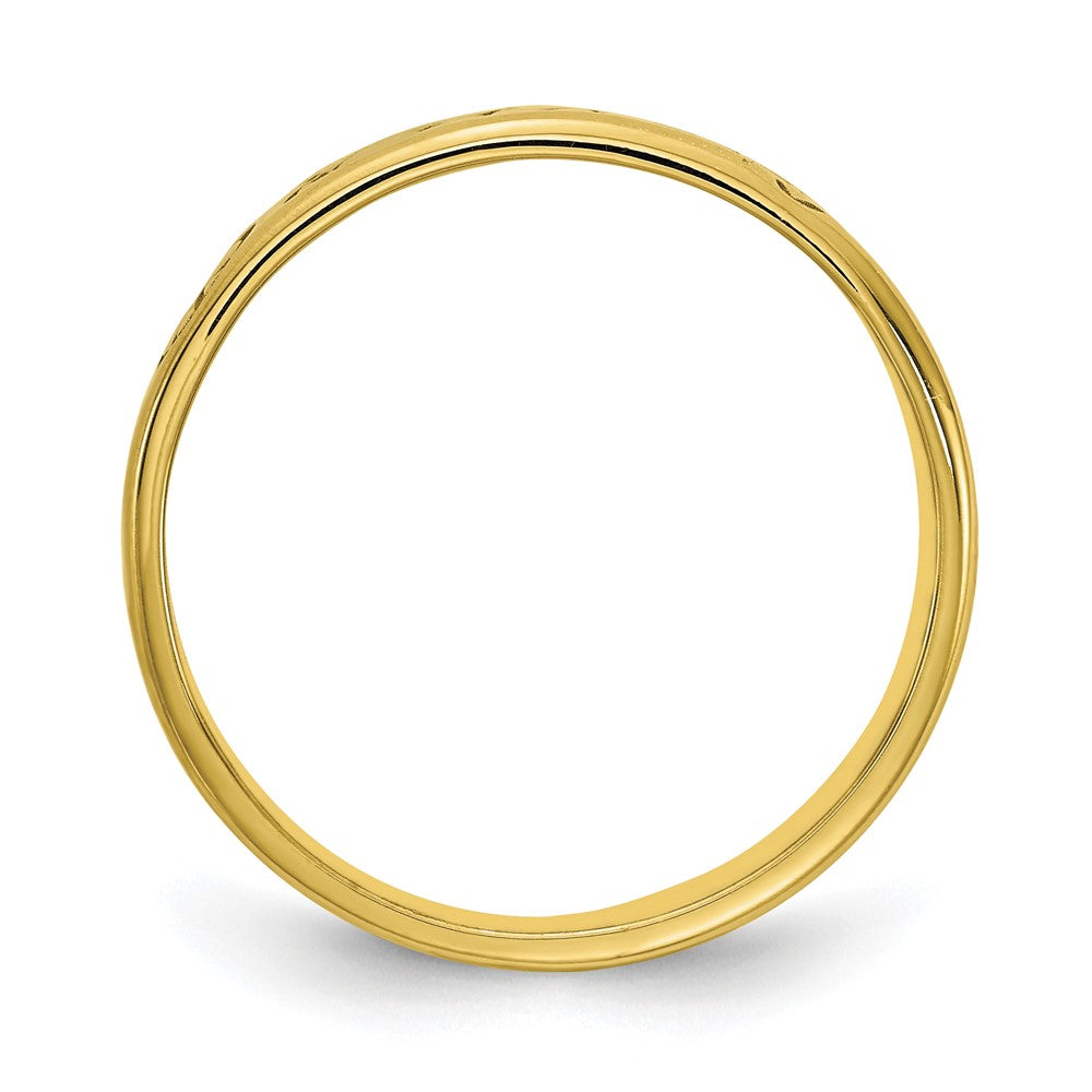 10K Yellow Gold Customized Ring