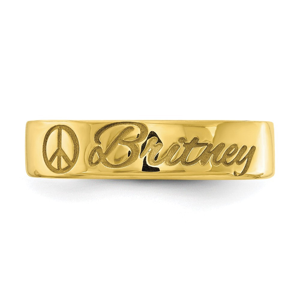 10K Yellow Gold Customized Ring