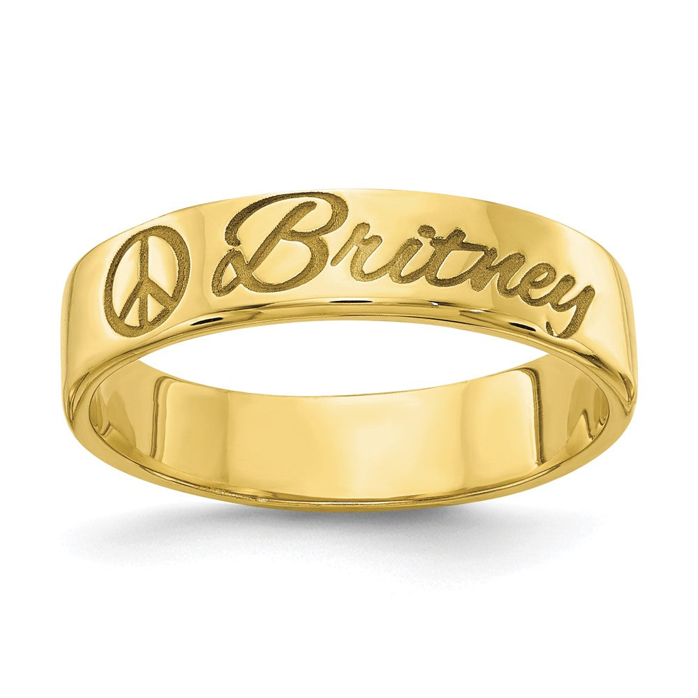 10K Yellow Gold Customized Ring