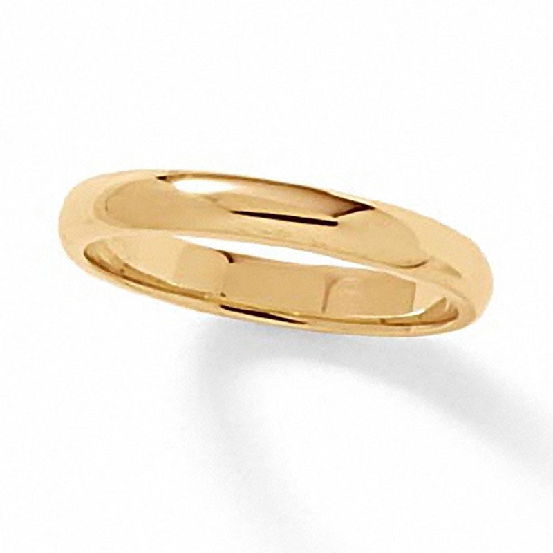 Men's 3.0mm Wedding Band in Solid 14K Gold