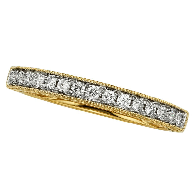 0.25 CT. T.W. Certified Natural Diamond Anniversary Band in Solid 14K Gold (I/I2)