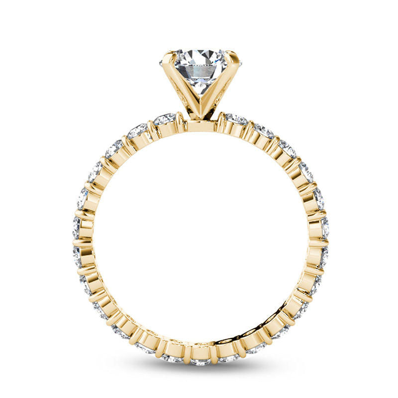 2.5 CT. T.W. Natural Diamond Engagement Ring in Solid 14K Gold