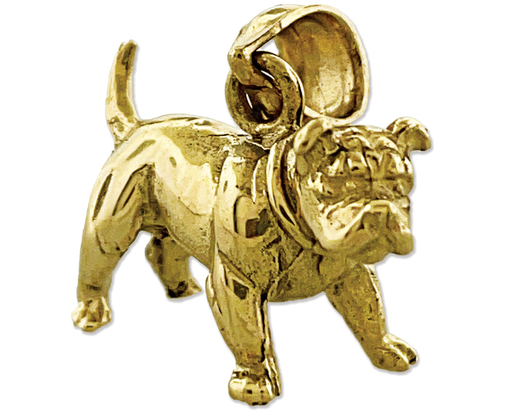 Bulldog on sale charm gold