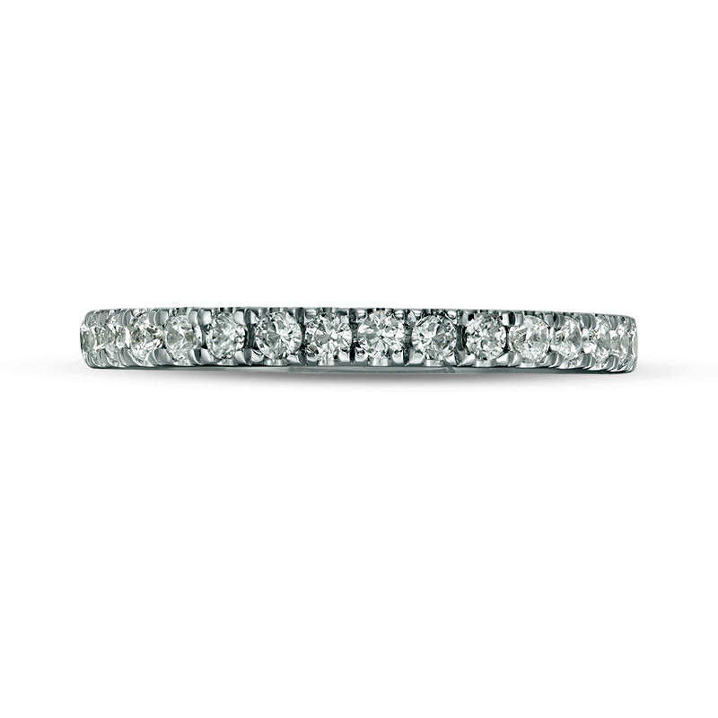 0.38 CT. T.W. Natural Diamond Wedding Band in Solid 10K White Gold