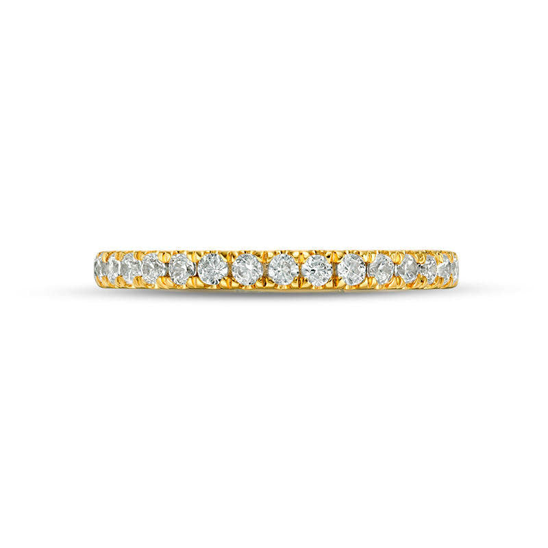 0.38 CT. T.W. Natural Diamond Wedding Band in Solid 10K Yellow Gold