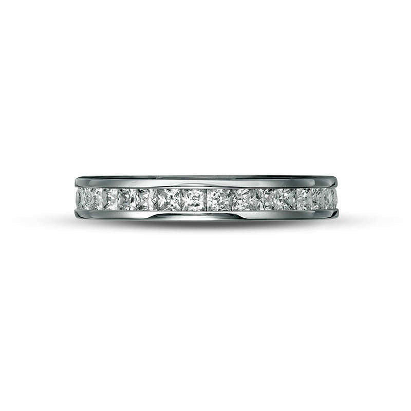 1.5 CT. T.W. Princess-Cut Natural Diamond Eternity Band in Solid 14K White Gold (H/SI2)