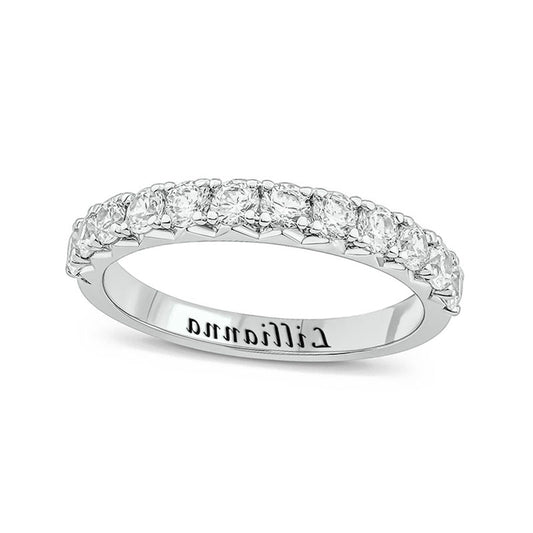 0.75 CT. T.W. Natural Diamond Engravable Anniversary Band in Solid 10K White Gold (1 Line)