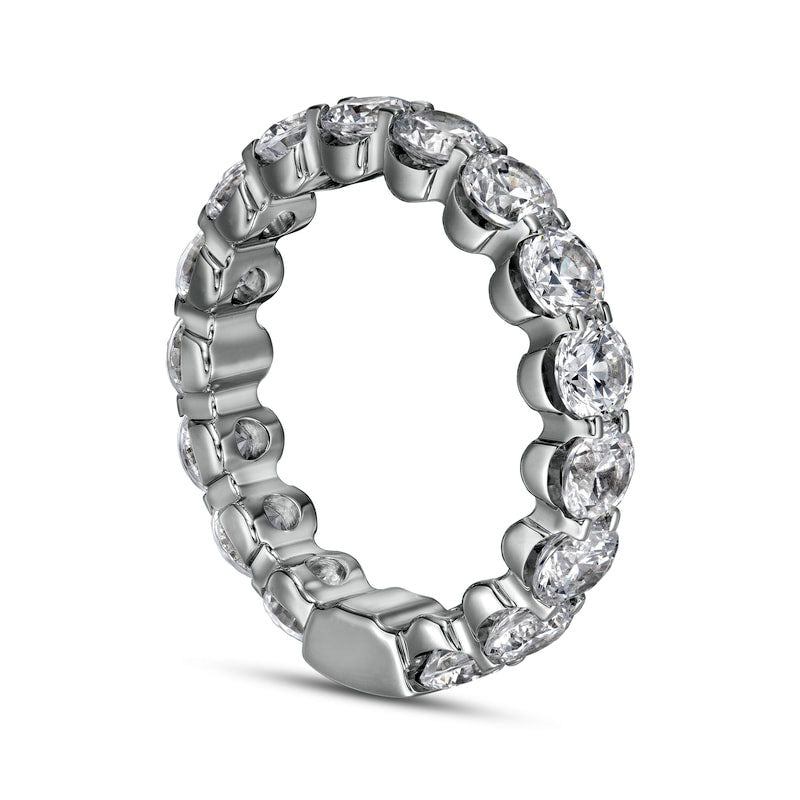 4 CT. T.W. Certified Lab-Created Diamond Eternity Anniversary Band in Solid 14K White Gold (F/VS2)