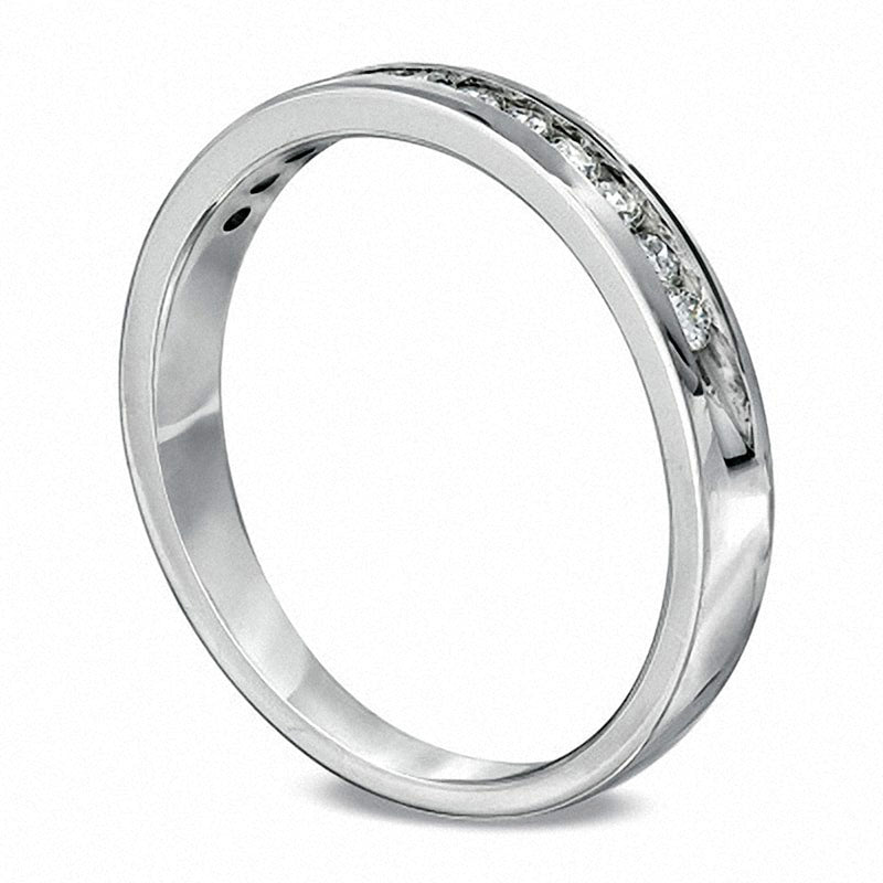 Previously Owned - 0.50 CT. T.W. Natural Diamond Anniversary Band in Solid 14K White Gold