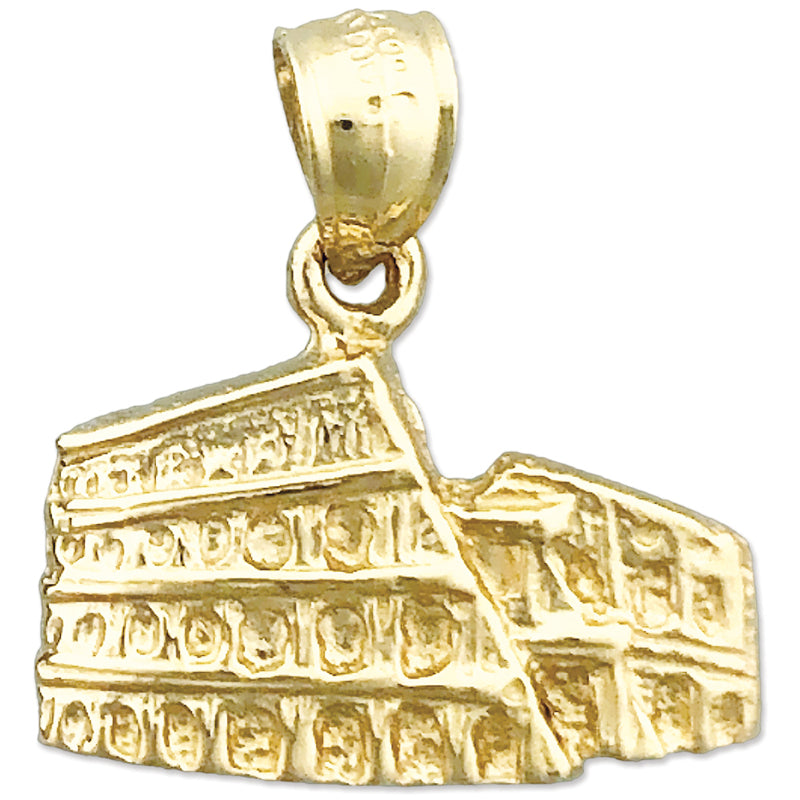 14K Gold Roman Coliseum Italy Charm