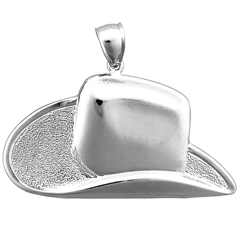 14K Gold Cowboy Hat Pendant