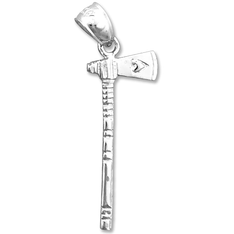 14K Gold Native Tomahawk Ax Charm