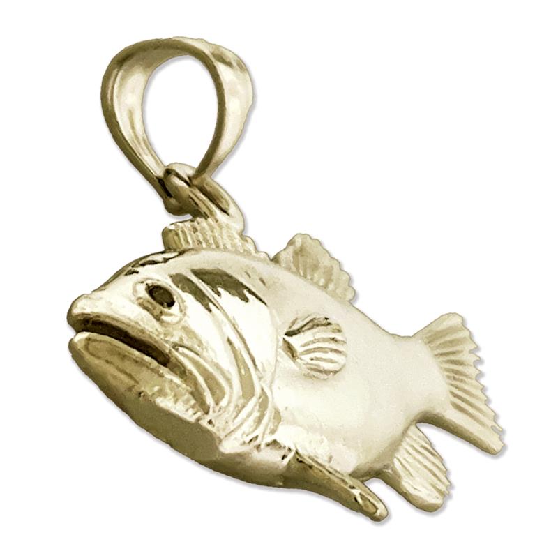 Gold hot sale bass pendant