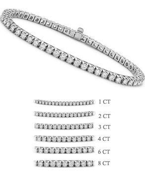 Diamond Tennis Bracelet in 14k White Gold (1 ct. tw.)