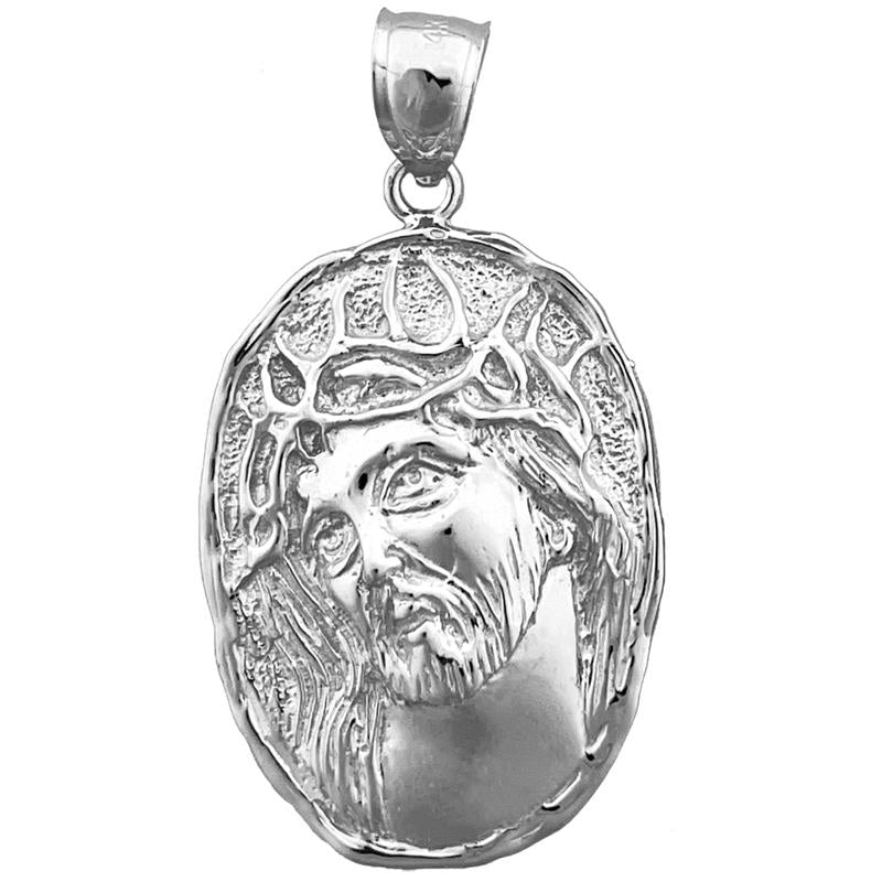 Gold sale jesus medallion