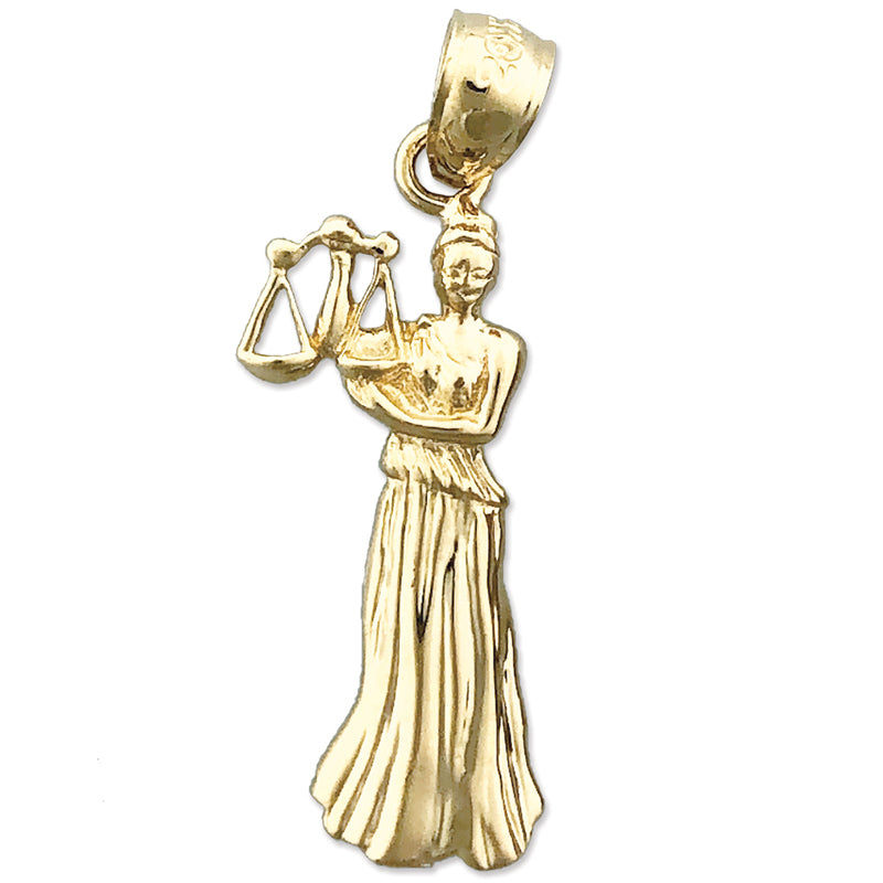 14K Gold Zodiac Libra Charm