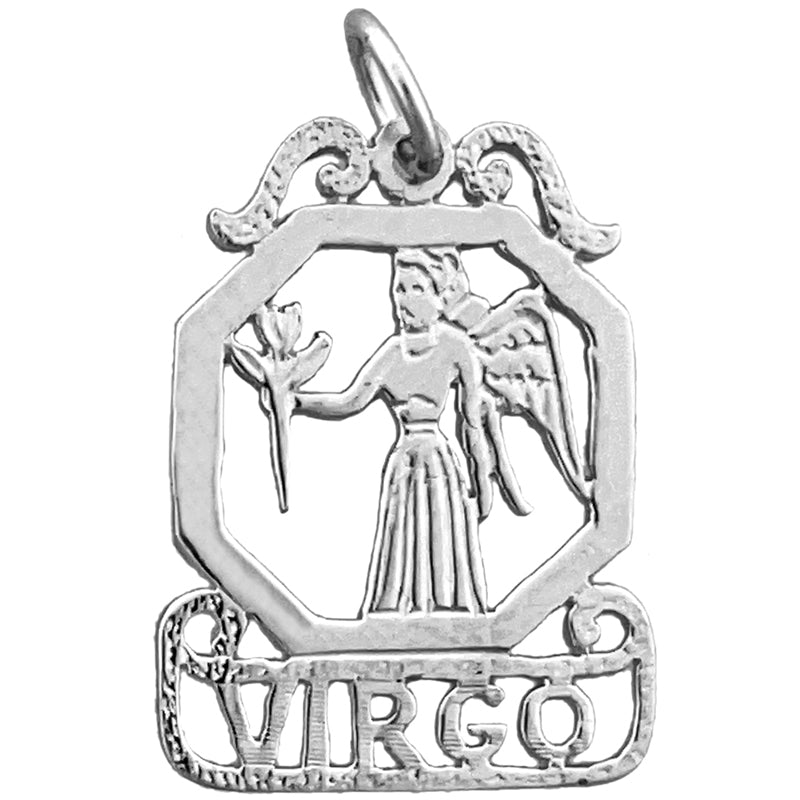 14K Gold Virgo Zodiac Charm