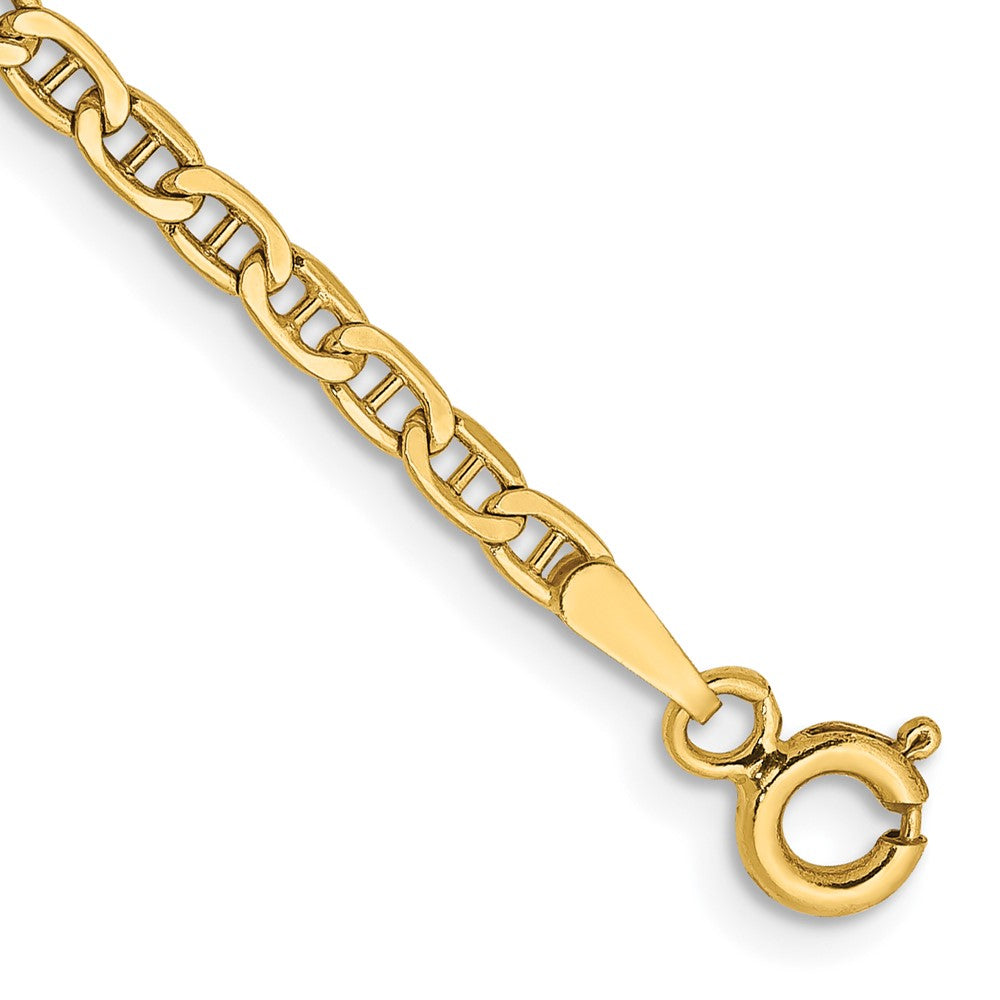 14K Yellow Gold Yellow Gold 2.40mm Anchor Chain nan