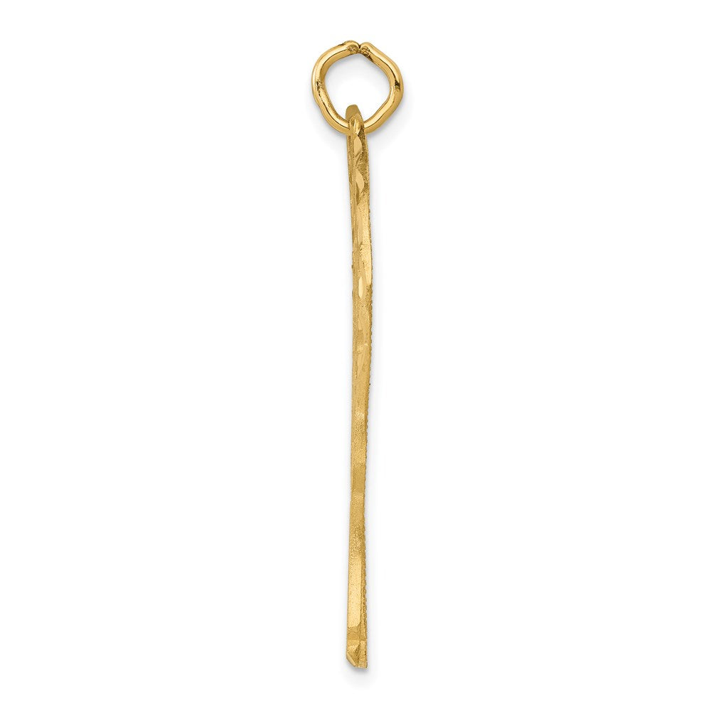 14k Yellow Gold Giraffe Charm