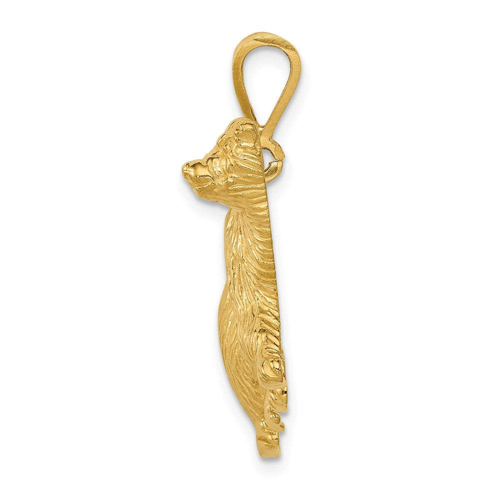 14k Yellow Gold Polar Bear Charm