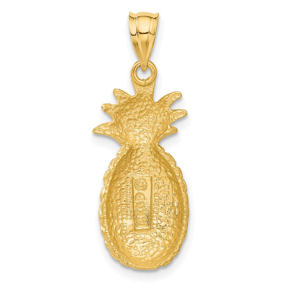 14k Yellow Gold Pineapple Charm