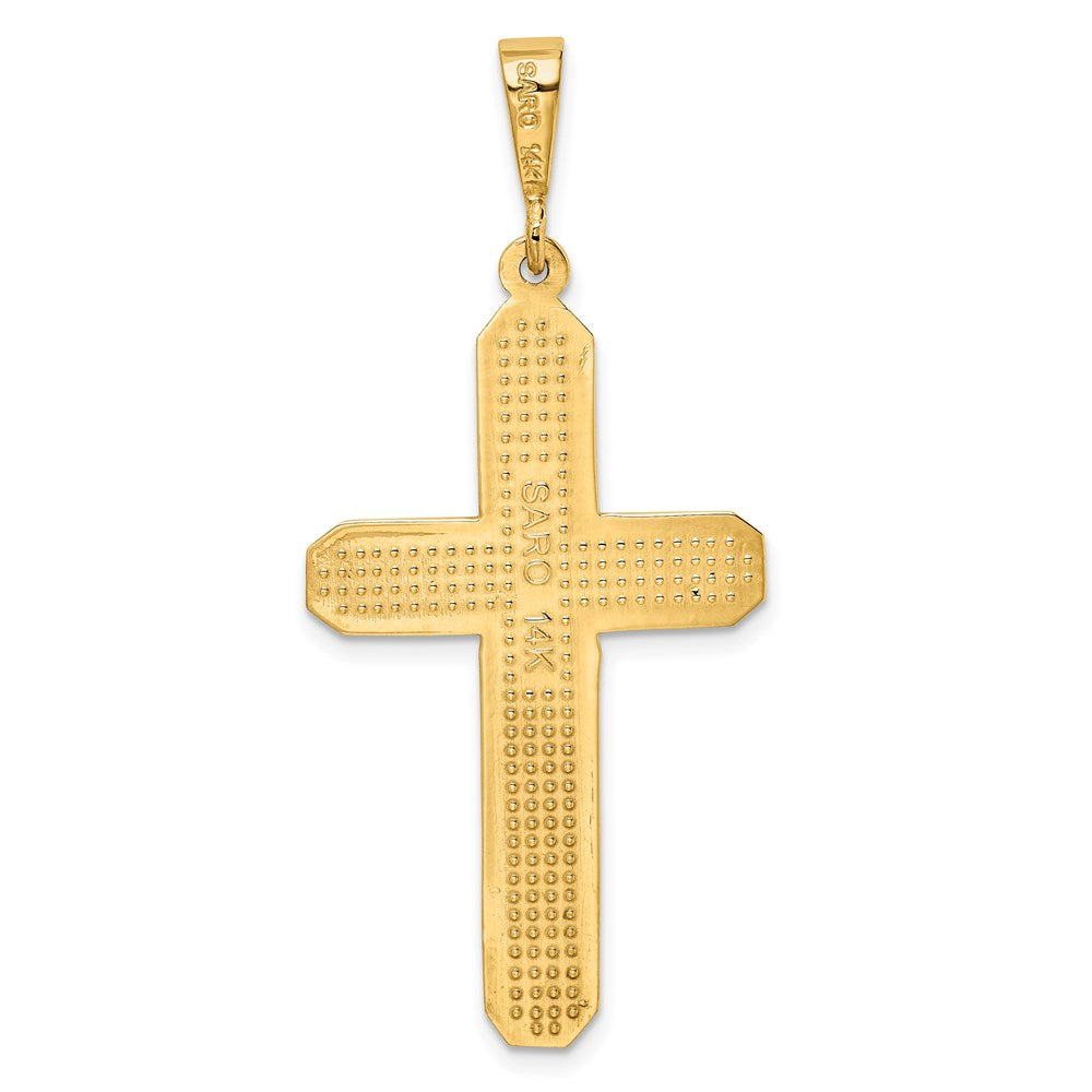 14k Yellow Gold Cross Pendant